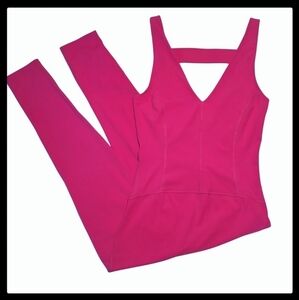 FP Movement By Free People Never Better One Piece Jumpsuit Deep Mulberry Size S